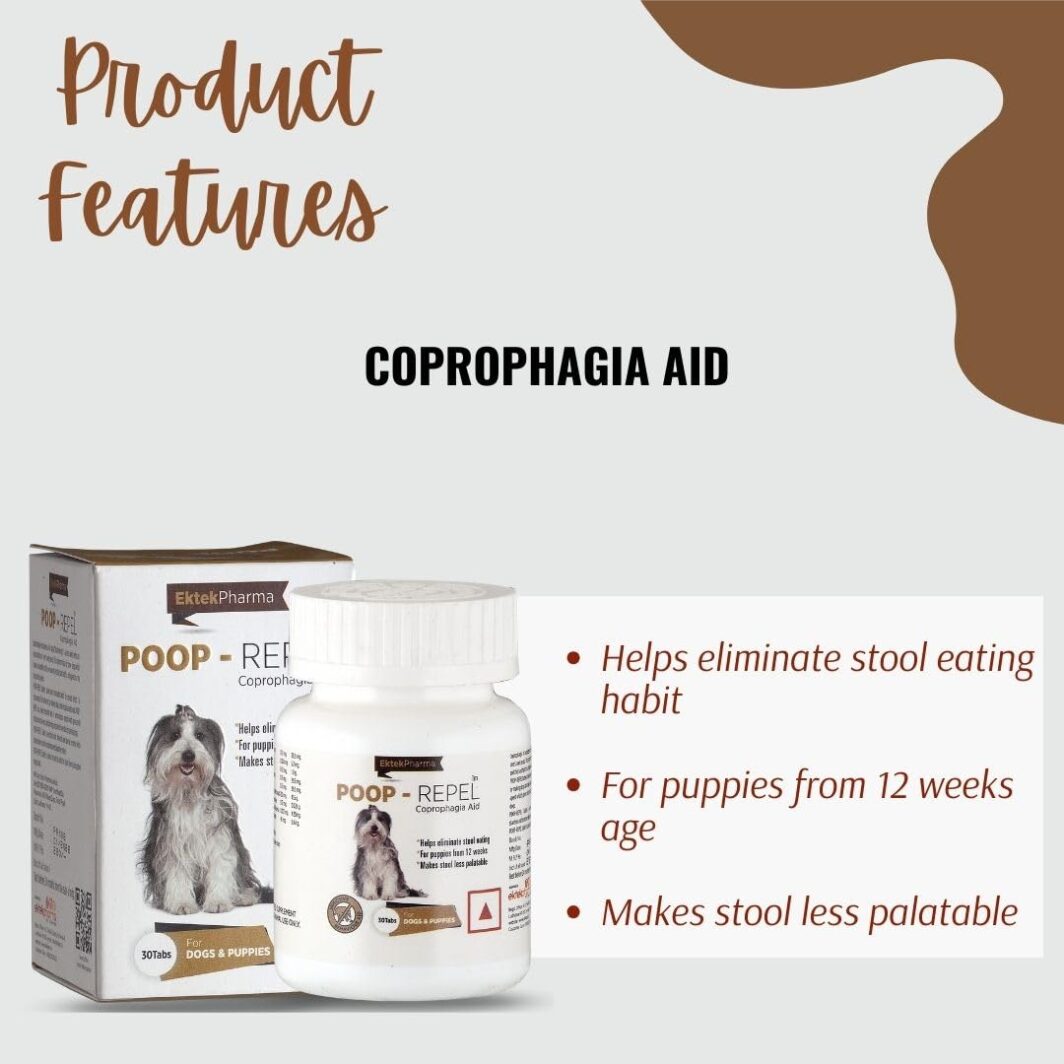 All4pets Poop Repel Tablets Coprophagia Aid for Dogs & Puppies(30 Tabs)(Pack of 2) - Image 2